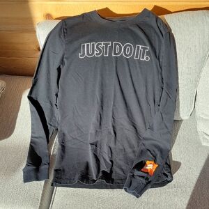 Nike Black Long Sleeve Shirt, Sz S